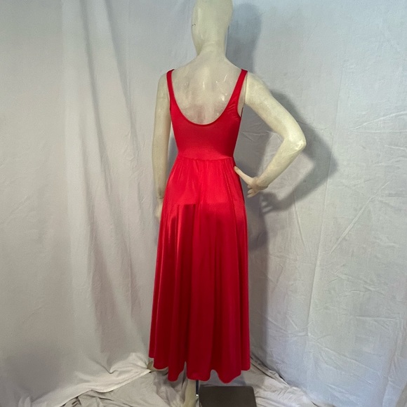 Vintage Olga 92270 Red Slip Dress - Picture 4 of 6
